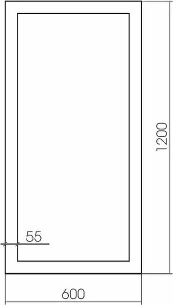 Зеркало Silver Mirrors Фараон 60x120 / ФР-00000925