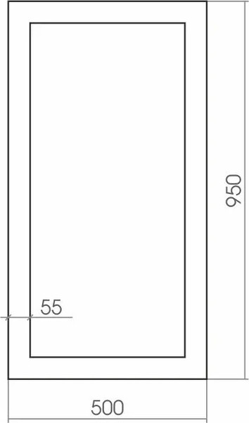 Зеркало Silver Mirrors Эфес 50x95 / ФР-00000922