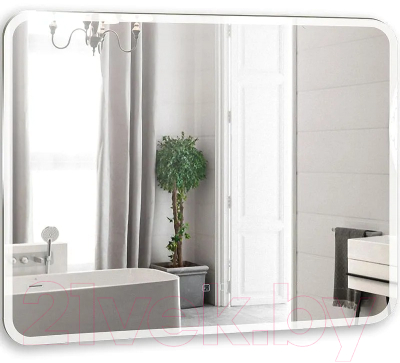 Зеркало Silver Mirrors Стив Voice 100x80 / LED-00002618