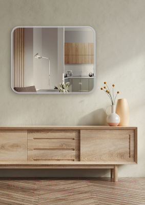 Зеркало Silver Mirrors Стив Voice 100x80 / LED-00002618