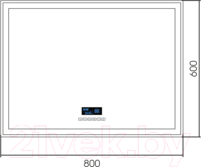 Зеркало Silver Mirrors Ливия 80x60 / ФР-00001382