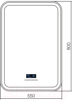 Зеркало Silver Mirrors Мальта 6 55x80 / ФР-00001219