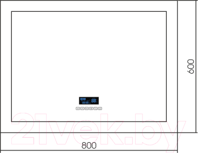 Зеркало Silver Mirrors Норма 6 80x60 / ФР-00001044