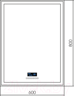 Зеркало Silver Mirrors Рига 60x80 / ФР-00001940