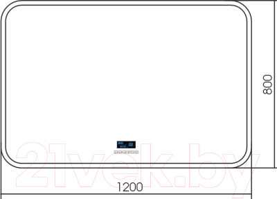 Зеркало Silver Mirrors Стив 120x80 / ФР-00002231