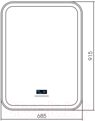 Зеркало Silver Mirrors Стив 68.5x91.5 / ФР-00001865