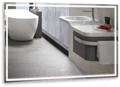 Зеркало Silver Mirrors Ливия 120x80 / LED-00002346