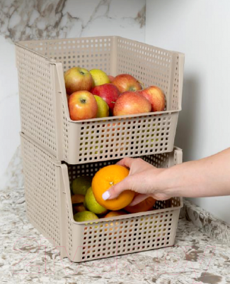 Корзина Violet Лофт штабелируемая / 850020