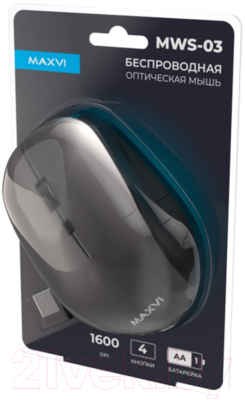 Мышь Maxvi MWS-03
