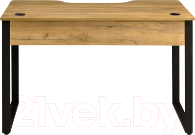 Геймерский стол Millwood Лофт Гонконг ДТ-3 120x70x75 (дуб золотой Craft/металл черный)