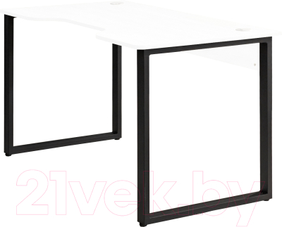 Геймерский стол Millwood Лофт Гонконг ДТ-3 130x70x75 (белый/металл черный)