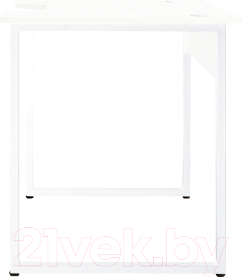 Геймерский стол Millwood Лофт Гонконг ДТ-3 130x70x75 (белый/металл белый)