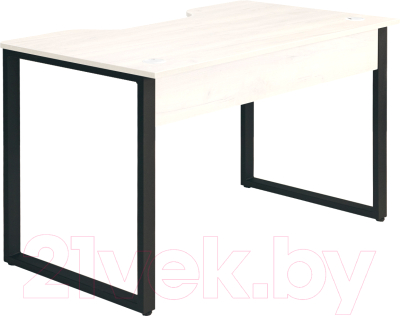 Геймерский стол Millwood Лофт Гонконг ДТ-3 130x70x75 (дуб белый Craft/металл черный) - фото