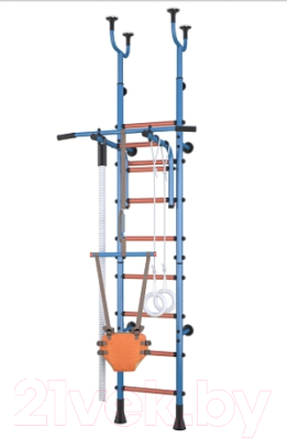 Детский спортивный комплекс Polini Kids Sport Active (лазурный) - фото