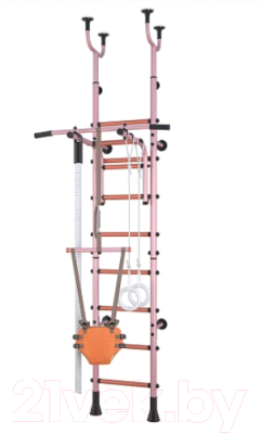 Детский спортивный комплекс Polini Kids Sport Active (розовый) - фото