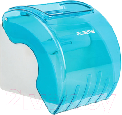 Держатель для туалетной бумаги Laima 605043 (голубой) - фото