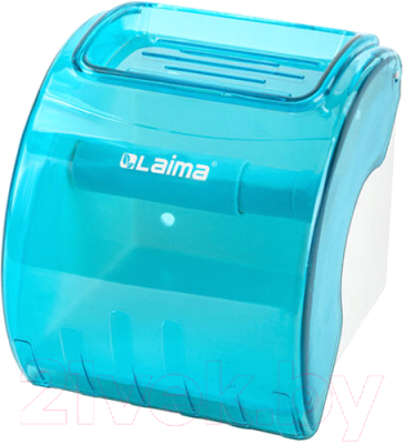 Держатель для туалетной бумаги Laima 605043 (голубой)