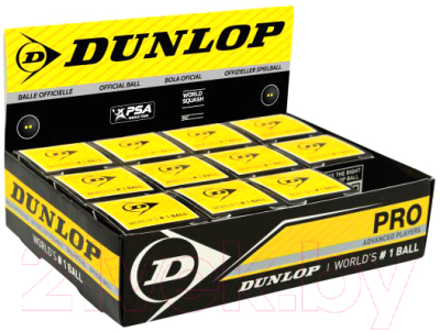 Набор мячей для сквоша DUNLOP Pro / 627DN700108