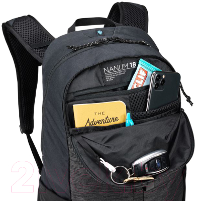 Рюкзак туристический Thule Nanum 18L TNAU118BLK / 3204515 (черный)