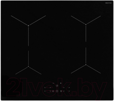 Индукционная варочная панель Akpo PIA 60 940 15CC BL - фото