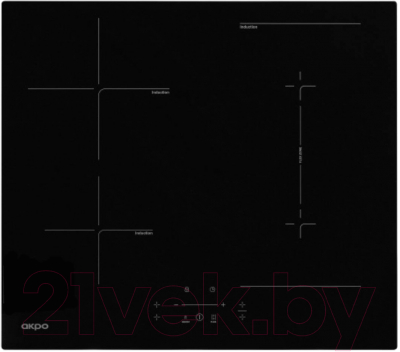 Индукционная варочная панель Akpo PIA 60 941 19CC BL - фото