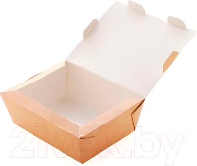 Набор коробок упаковочных для еды Паксервис Eco Lunch 600 / 285772 - фото