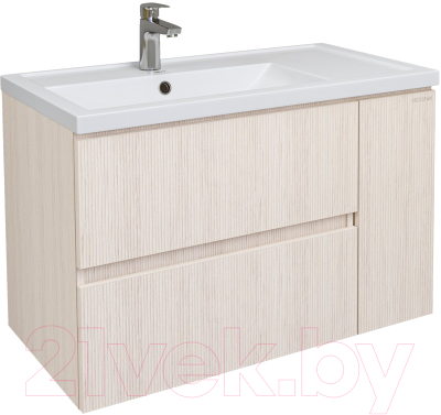 Тумба под умывальник Grossman Юнит 80 / 2080141 (кадена лайт) - фото