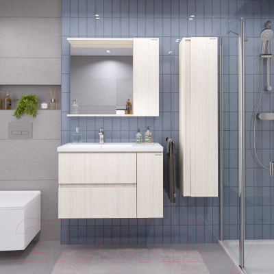 Тумба под умывальник Grossman Юнит 80 / 2080141 (кадена лайт)