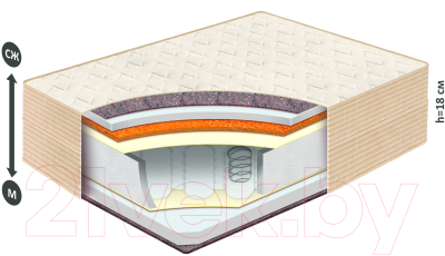 Матрас BelSon Фреш-3 120x190