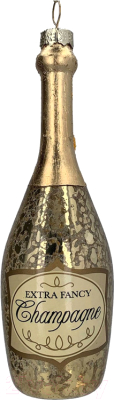 Елочная игрушка Gisela Graham All Glass. Шампанское / 00881-1 - фото