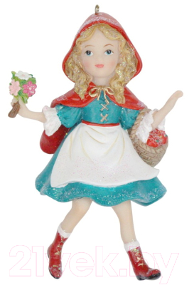 Елочная игрушка Gisela Graham Fairy Tales. Красная Шапочка / 11856 - фото