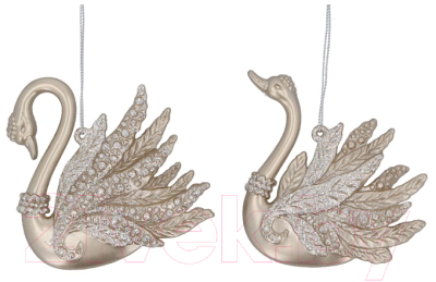 Елочная игрушка Gisela Graham Magnolia. Лебедь / 15332