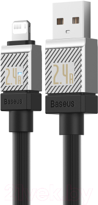 Кабель Baseus CoolPlay USB to iP 2.4A / CAKW000401