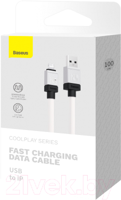 Кабель Baseus CoolPlay USB to iP 2.4A / CAKW000402