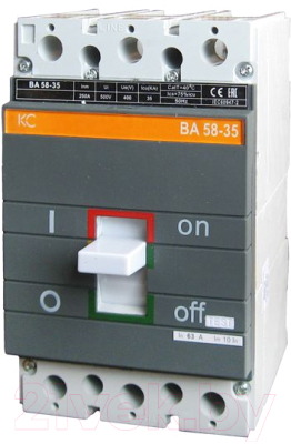 Выключатель автоматический КС ВА 58-35 3P 160А 35кА / 84114 - фото
