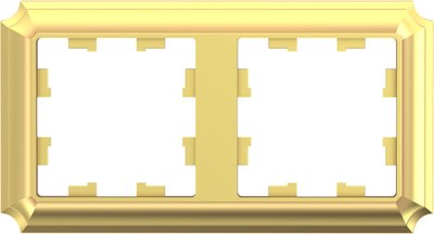 Рамка для выключателей и розеток Systeme (Schneider) Electric Atlasdesign Antique ATN101602 - фото