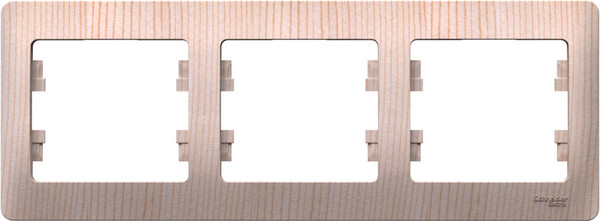 Рамка для выключателей и розеток Systeme (Schneider) Electric Glossa GSL001503 - фото