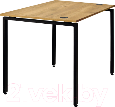 Письменный стол Millwood Лофт Сиэтл ДТ-5 130x70x75 (дуб золотой Craft/черный)