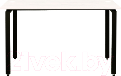 Письменный стол Millwood Лофт Сиэтл ДТ-5 120x70x75 (дуб белый Craft/черный)