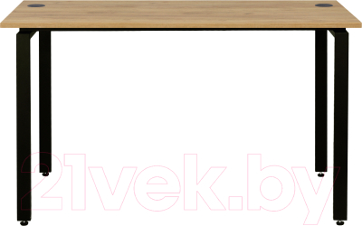 Письменный стол Millwood Лофт Сиэтл ДТ-5 120x70x75 (дуб золотой Craft/черный)