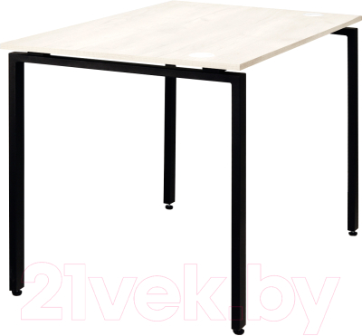 Письменный стол Millwood Лофт Сиэтл ДТ-5 160x70x75 (дуб белый Craft/черный)