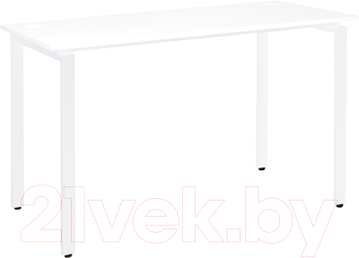 Письменный стол Millwood Лофт Сиэтл ДТ-5 160x70x75 (белый/белый) - фото