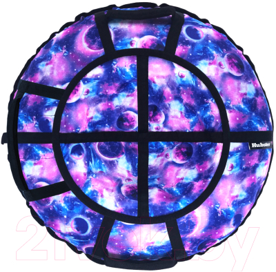 Тюбинг-ватрушка Hubster Люкс Pro S Космос 90см / во6665-2  - фото