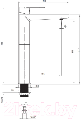 Смеситель Deante Alpinia BGA 020K