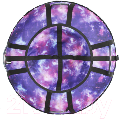 Тюбинг-ватрушка Hubster Люкс Pro S Галактика 100см / во6639-2 - фото