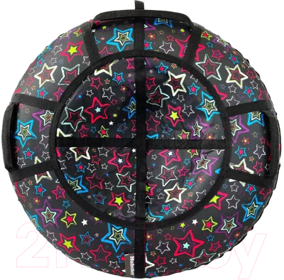 Тюбинг-ватрушка Hubster Люкс Pro S Звезды 110см / во6620-10 - фото