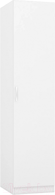 Шкаф-пенал Интермебель Марсель 580 / МР-03 (белый премиум) - фото