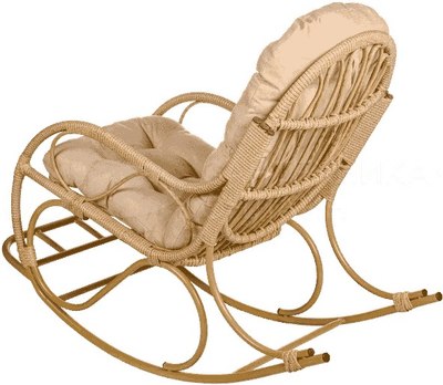 Кресло-качалка BiGarden С подножкой / БГ-КК-Б