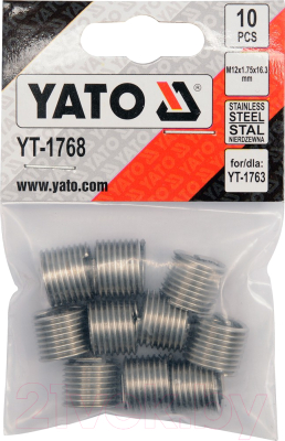 Набор резьбовых вставок Yato YT-1768 - фото