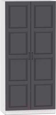 Шкаф Интермебель Марсель 580 / МР-07-B4 (графит софт) - фото